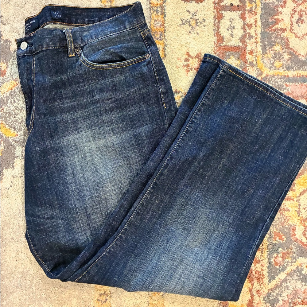Lucky Brand Men’s Dark Blue Bootcut Jeans 40 30